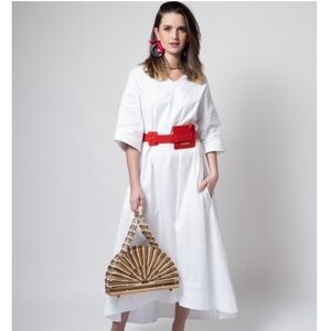 House of lancry white summer dress